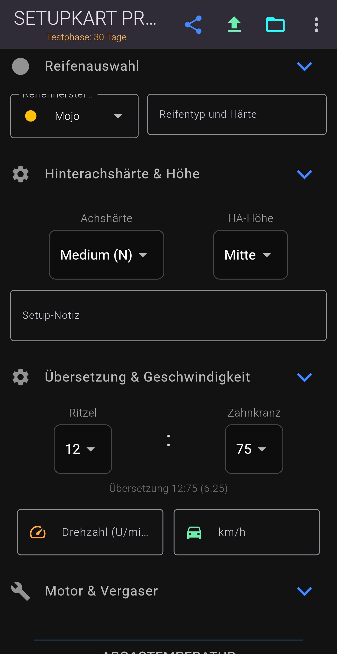 Vorderachse & Übersetzung
