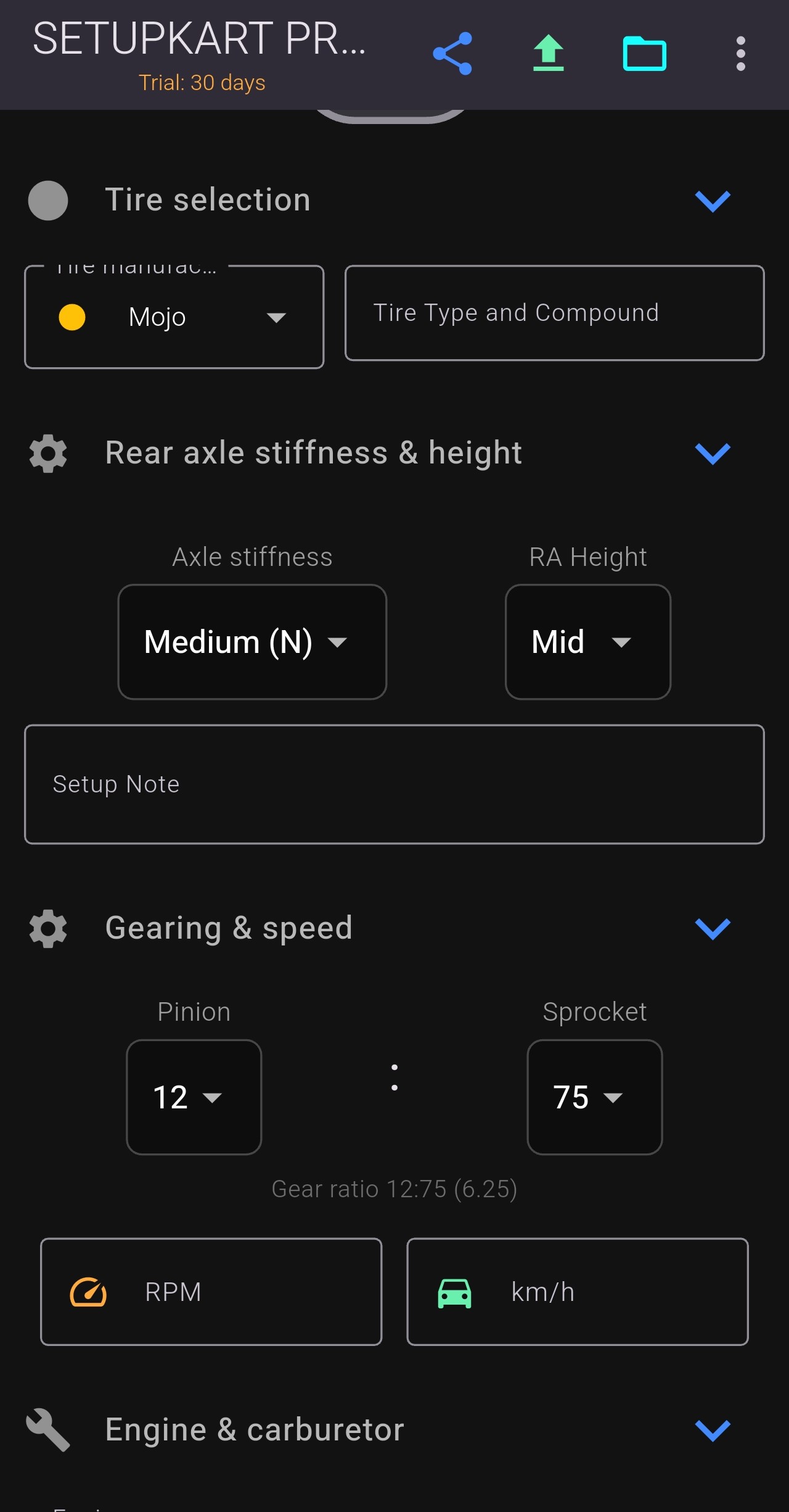 Engine & Carburettor