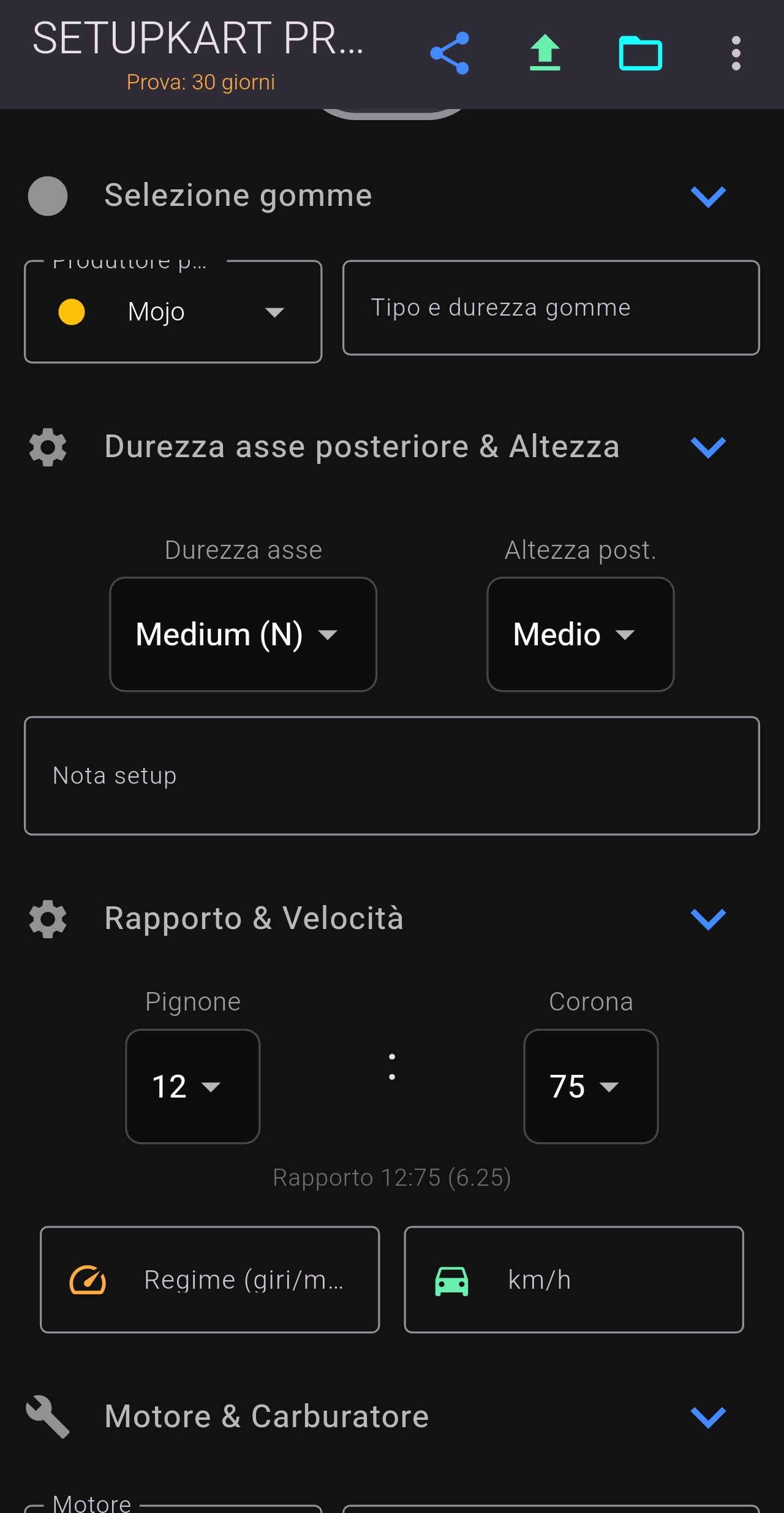 Motore & Carburatore